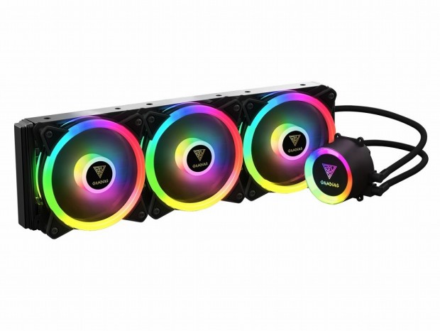 GAMDIAS、ネオン級に高輝度なRGB搭載オールインワン水冷「CHIONE P2-360R」など3モデル