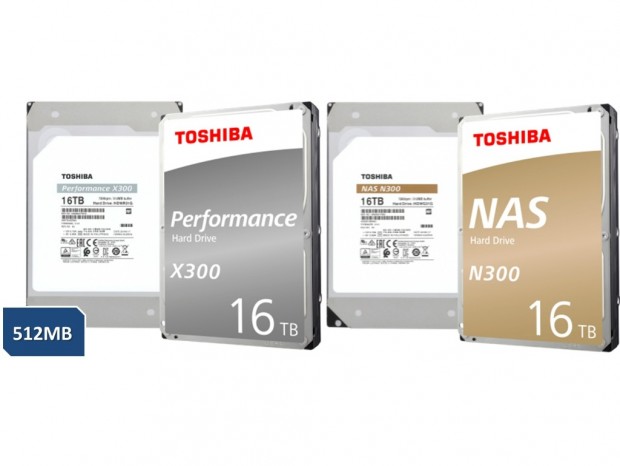 東芝、コンシューマ向けHDD「N300/X300」に16TBの大容量モデル追加