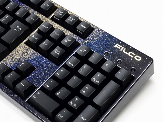 ダイヤテック、流れる銀河のような漆塗りキーボード「漆・銀河」3色を