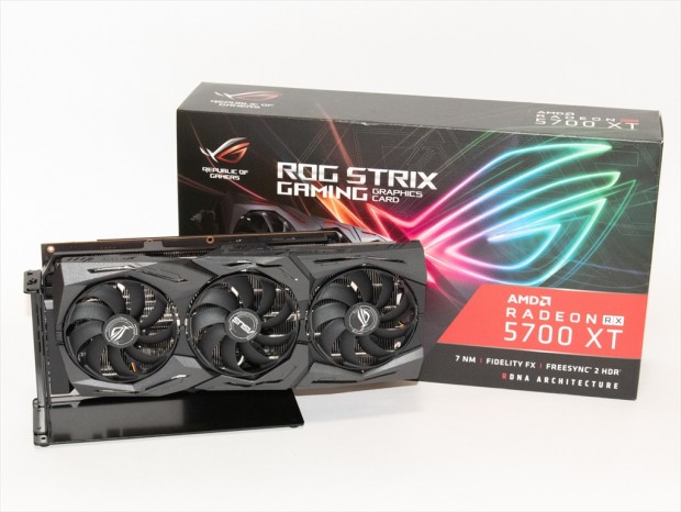 ASUSのRX 5700 XT搭載ハイエンドカード「ROG-STRIX-RX5700XT-O8G ...