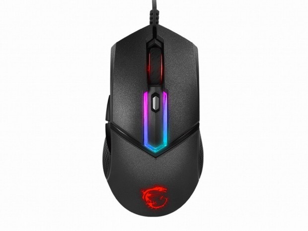 MSI、Mystic Light内蔵の中型ゲーミングマウス「CLUTCH GM30」