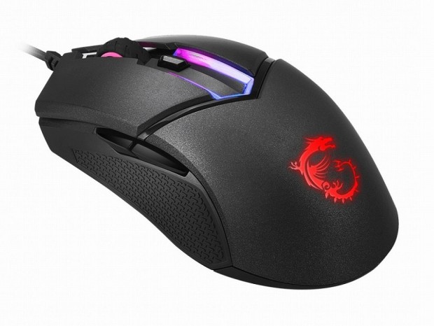 MSI、Mystic Light内蔵の中型ゲーミングマウス「CLUTCH GM30」