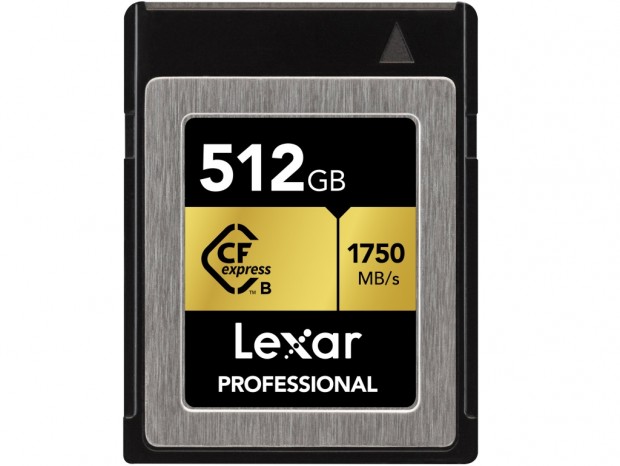 Lexar、最大転送1,750MB/secの「CFexpress Type Bメモリカード」発表