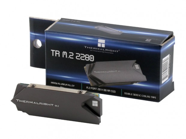 Thermalright、M.2 SSD向け大型アルミニウム製ヒートシンク「TR-M.2 2280 SSD」
