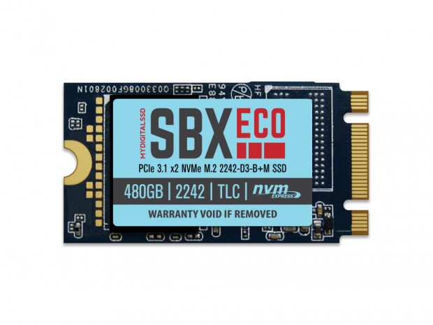 M.2 2242モデルも用意されるNVMe SSD、MyDigitalSSD「SBXe」シリーズ