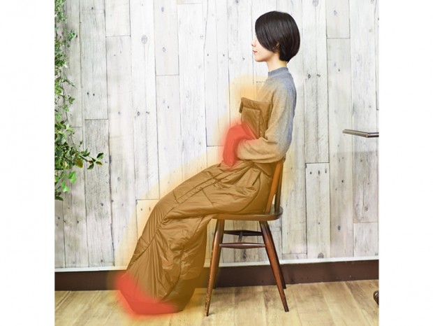 きっと寝ちゃう、サンコー「着るお一人様用こたつ2」