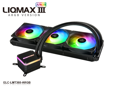 ENERMAX、アドレサブルRGB対応の新作オールインワン水冷「LIQMAX III ARGB」シリーズ