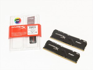 プラットフォームを選ばず使える“光る”DDR4メモリ「HyperX FURY DDR4
