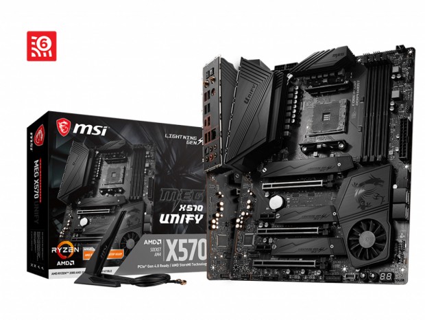 2.5G LANとWi-Fi 6搭載のX570ゲーミングマザー、MSI「MEG X570 UNIFY」