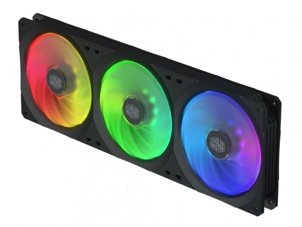 2連・3連結モデルもラインナップするARGBファン、Cooler Master「MasterFan SF」