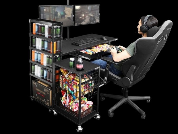 箱買いしたエナドリやカップ麺を満載、ゲーマーの“食料基地”こと「エナジーワゴン」発売