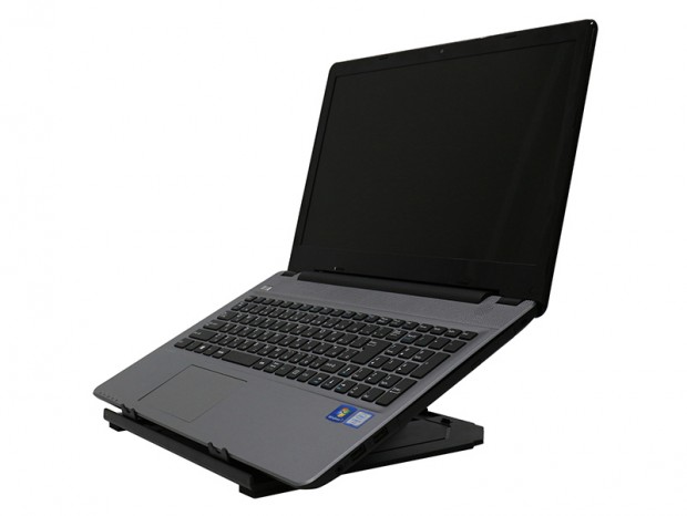 クルリと回る、ターンテーブルを搭載したノートPC/タブレットスタンドが上海問屋から