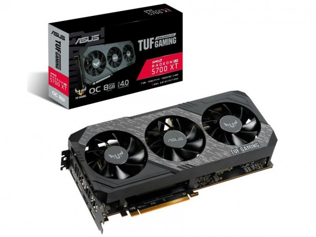 ASUS、耐久性を重視したRadeon RX 5700 XT「TUF 3-RX5700XT-O8G-GAMING」発売