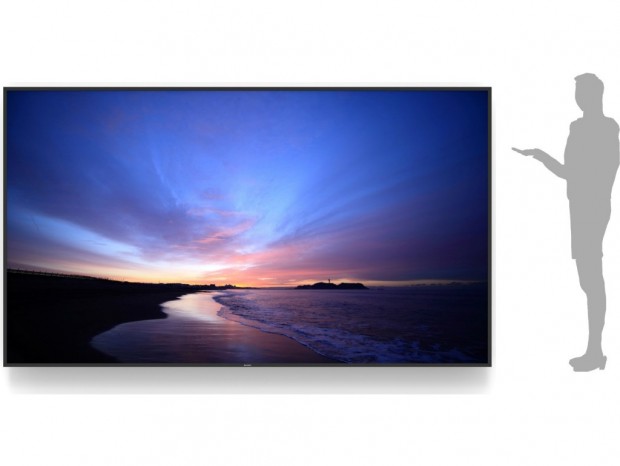 世界最大級、120V型の8K液晶ディスプレイがシャープから