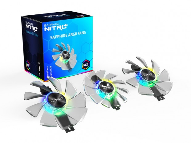 SAPPHIRE、「NITRO+ RADEON RX 5700 XT/5700」向け交換用ARGBファン発売