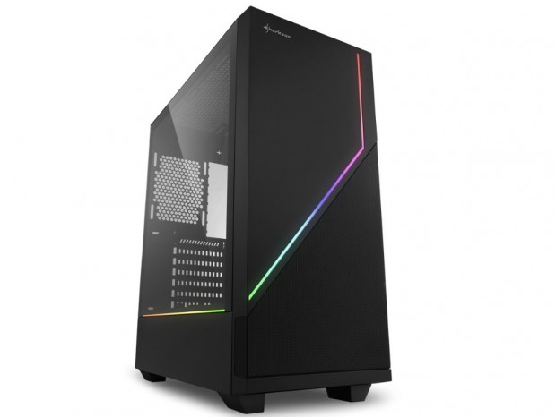 強化ガラスとARGB採用のエントリーミドルタワー、SHARKOON「RGB FLOW」国内発売決定