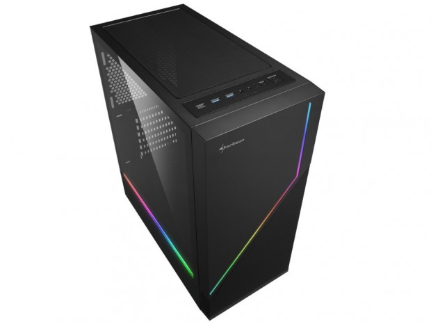 強化ガラスとARGB採用のエントリーミドルタワー、SHARKOON「RGB FLOW」国内発売決定