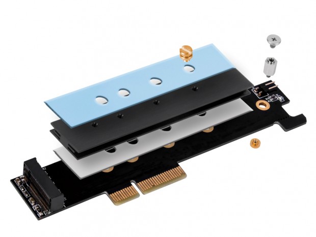 全高わずか31mm。1Uケース対応のM.2 SSD-PCIe変換アダプタがSilverStoneから発売