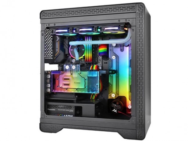 360mmラジエターサイズのポンプ一体型リザーバー、Thermaltake「Pacific DP100-D5 Plus」