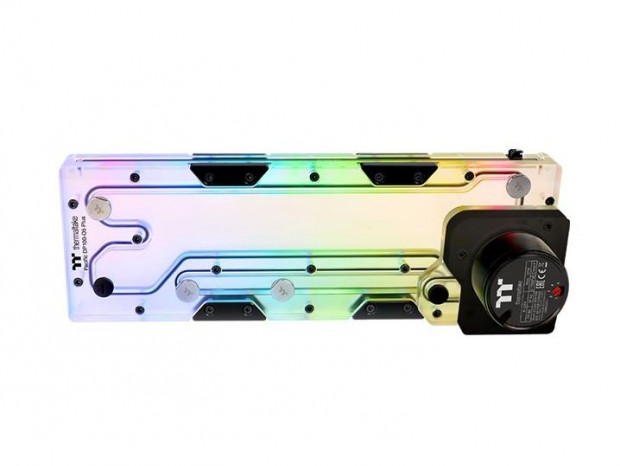 360mmラジエターサイズのポンプ一体型リザーバー、Thermaltake「Pacific DP100-D5 Plus」