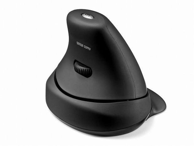 サンワダイレクト、右利き＆左利きを切り替えできるエルゴワイヤレスマウス発売