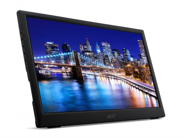 USB Type-Cケーブル1本で接続できる15.6型モバイル液晶、日本エイサー「PM161Qbu」
