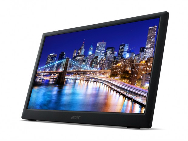 USB Type-Cケーブル1本で接続できる15.6型モバイル液晶、日本エイサー「PM161Qbu」