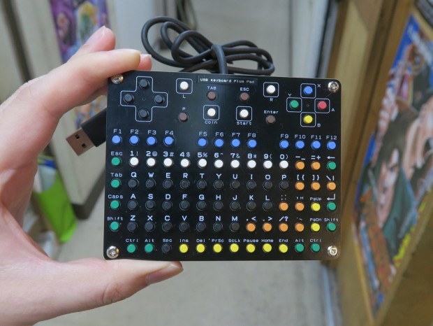極小キーボードとゲームパッドの合体デバイスが自作できる Usbキーボードpluspad が発売 エルミタージュ秋葉原