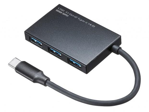 USB3.1 Gen.2対応の高速モデルなど、USBハブ計3種がサンワサプライから