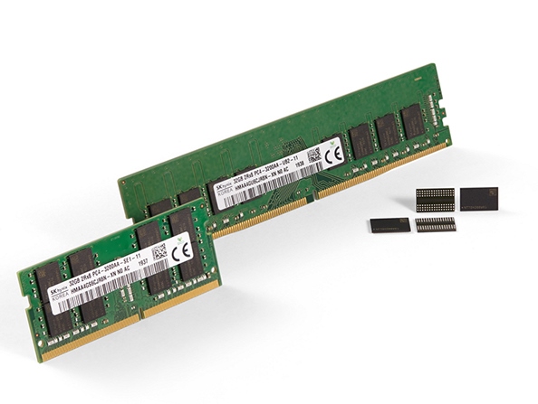 SK Hynix、1Znm世代の16Gb DDR4 DRAMチップの開発に成功