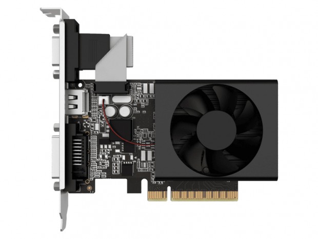 カード長わずか115mmのロープロファイルVGA、玄人志向「GF-GT710-E2GB/LP/P」