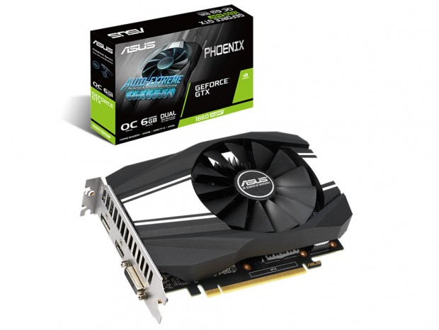 ASUS、GeForce GTX 1660 SUPERのブースト1,860MHz(OC)モデルなど2種