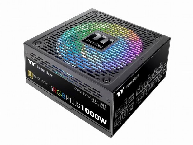 Thermaltake、アドレサブルRGB搭載のフルモジュラー電源「TOUGHPOWER DIGITAL iRGB PLUS GOLD」