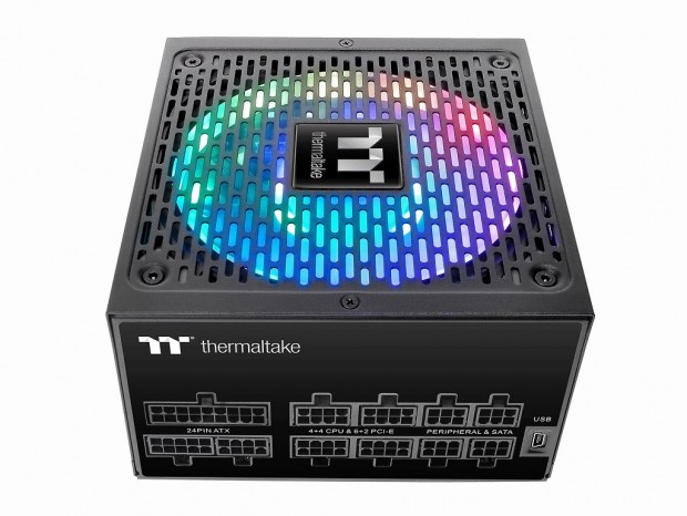 Thermaltake、アドレサブルRGB搭載のフルモジュラー電源「TOUGHPOWER DIGITAL iRGB PLUS GOLD」