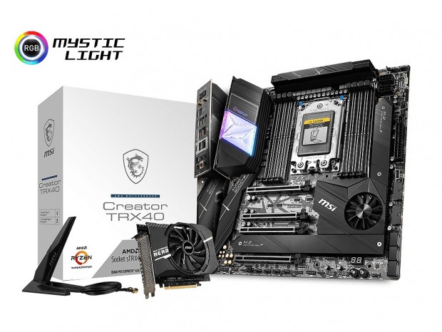 MSI、第3世代Ryzen Threadripper対応TRX40搭載マザー「CREATOR TRX40」など3製品
