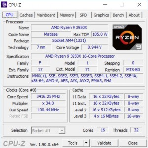 【動作確認済み】AMD Ryzen9 3950X (16コアCPU) 動作確認済み】AMD Ryzen9 3950X (16コアCPU) Ryzen 9 3950X 発売開始