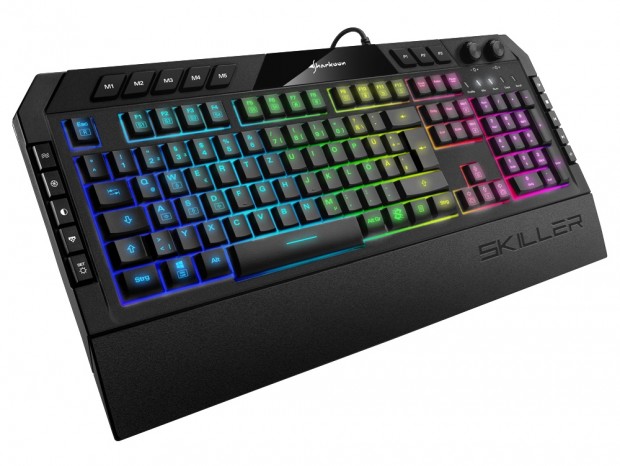 SHARKOON、合計15マクロを登録できるRGB対応ゲーミングキーボード「SKILLER SGK5」