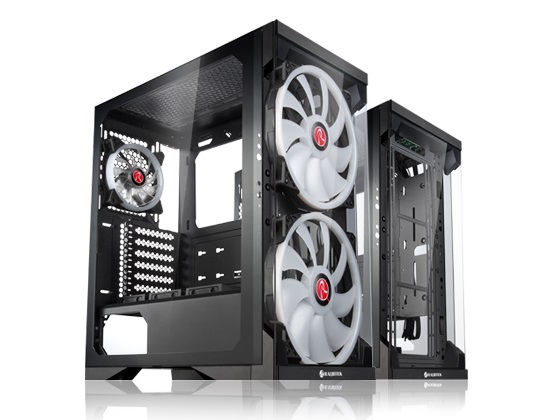 200mmファンを2基搭載する高エアフローミドルタワー、RAIJINTEK「SILENOS」シリーズ