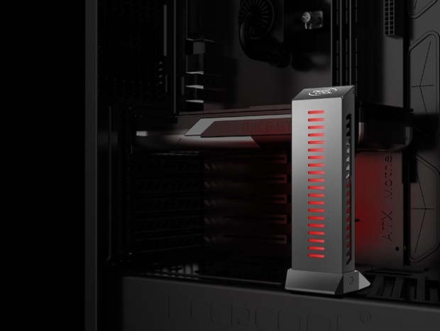 ケーブルガイド機能を備えたVGAサポーター、Deepcool「GH-01」シリーズ