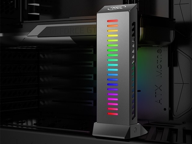 ケーブルガイド機能を備えたVGAサポーター、Deepcool「GH-01」シリーズ