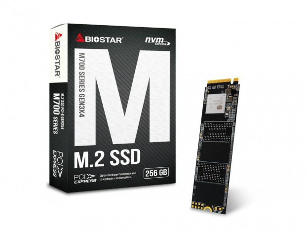 BIOSTARのエントリーNVMe M.2 SSD「M700」シリーズ27日発売開始