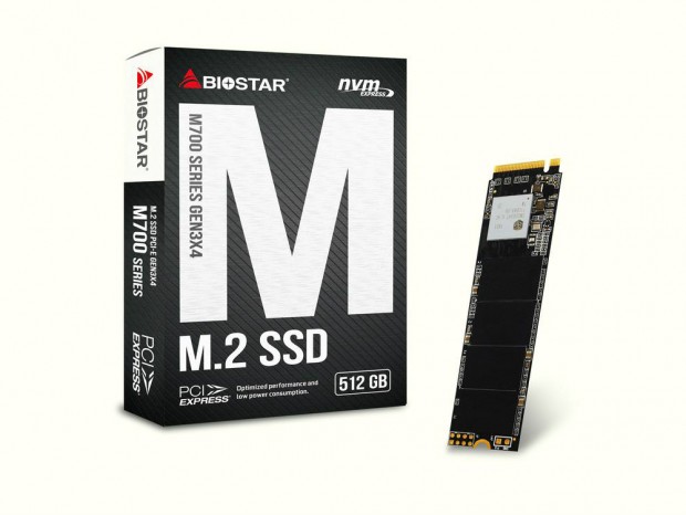 DRAMキャッシュレスのエントリーNVMe M.2 SSD、BIOSTAR「M700」