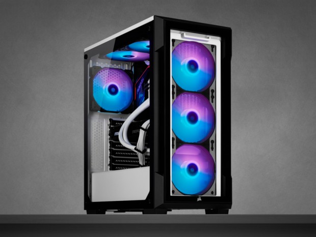 2面強化ガラスのコンパクトミドルタワー、CORSAIR「iCUE 220T RGB」