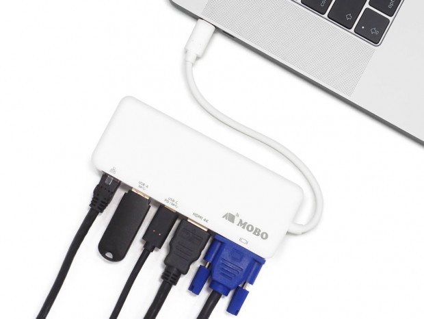 アーキサイト、ノートPCのコネクタ不足を解消できる「USB-C Travel Mini Dock」
