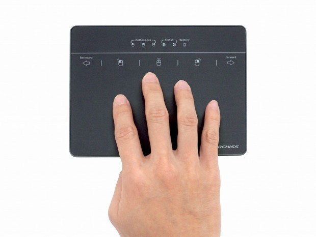 最大4本指のジェスチャー操作が可能な有線・無線両対応タッチパッド「PrecisionTouch BT」