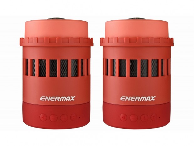 ライトやコンパス、カップも搭載。マルチなENERMAXのスピーカー「Pharoslite EAS05」