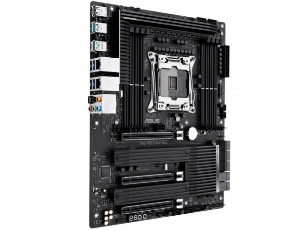 Xeon W-2200シリーズ対応のWSマザーボード、ASUS「Pro WS C422 ACE」