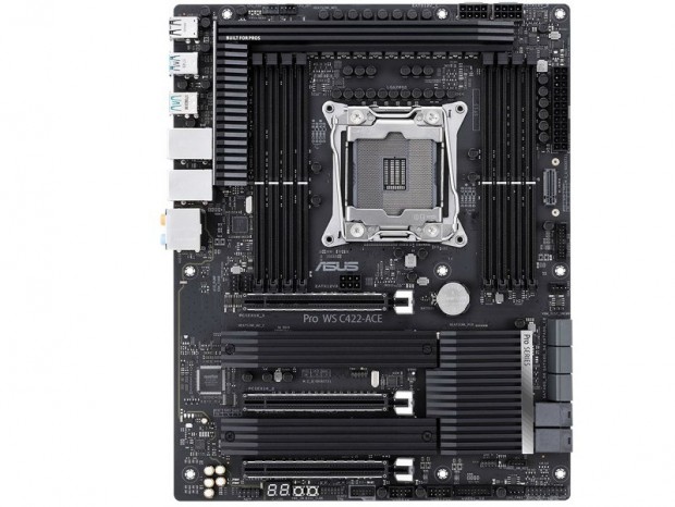 Xeon W-2200シリーズ対応のWSマザーボード、ASUS「Pro WS C422 ACE」
