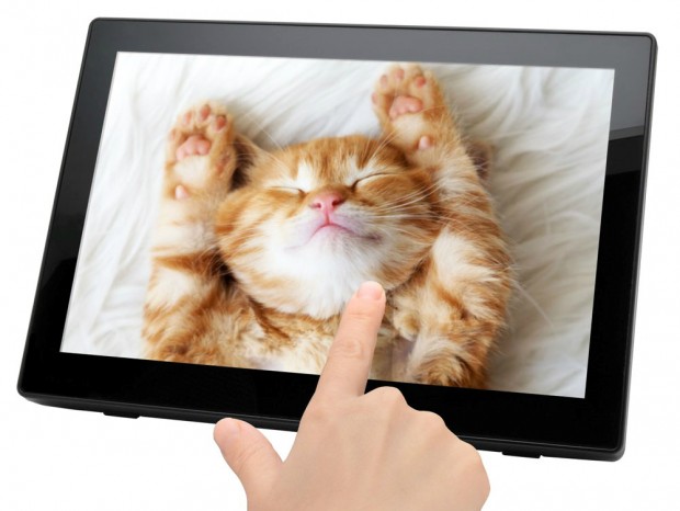 センチュリー、10点マルチタッチ対応の10.1インチ液晶ディスプレイ「LCD-10000HT2」