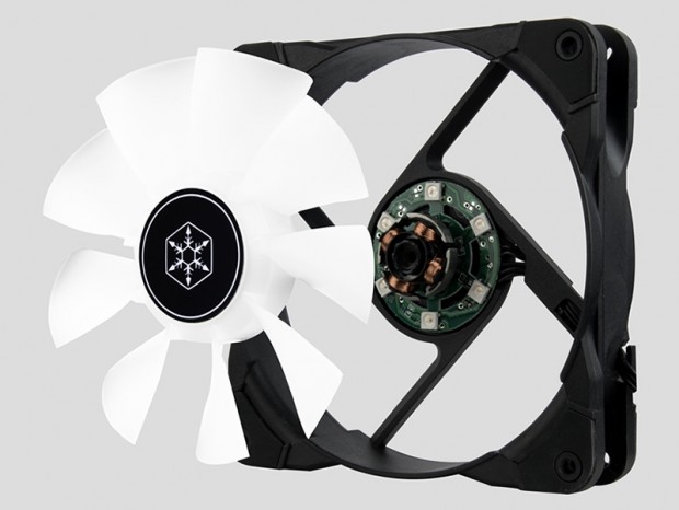 長寿命アドレサブルRGB120mmファンの3個パックがSilverStoneから